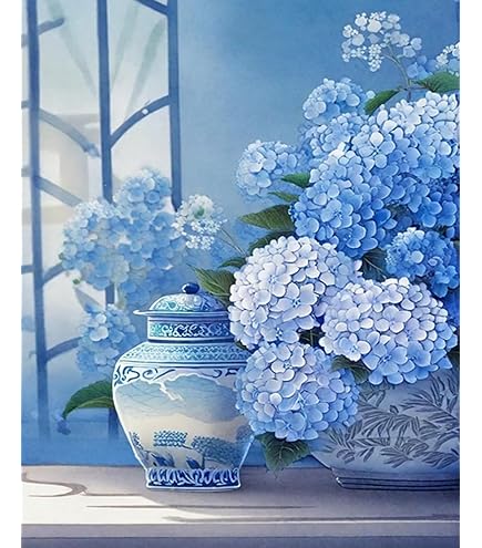 Amazon | ダイヤモンドアート 花 ダイヤモンド塗装キット